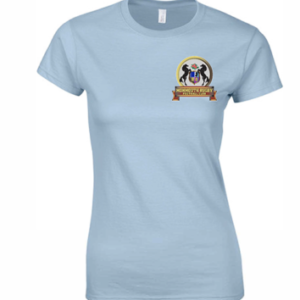 Womens Blue 50th Anniversary Tee Shirt