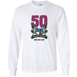Monmouth Rugby Club 50th Anniversary Ireland Tour Long Sleeve T