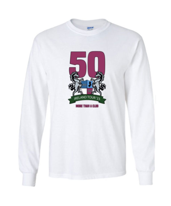Monmouth Rugby Club 50th Anniversary Ireland Tour Long Sleeve T